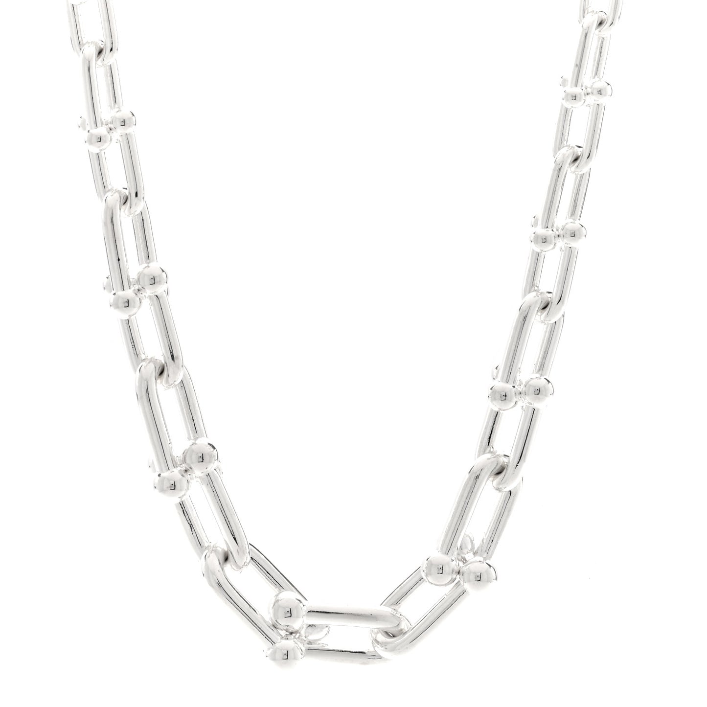 Sterling Silver HardWear Graduated Link Necklace