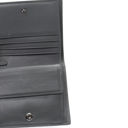 MCM Calfskin Ottomar Monogram Bi-Fold Wallet Charcoal 5 of 7