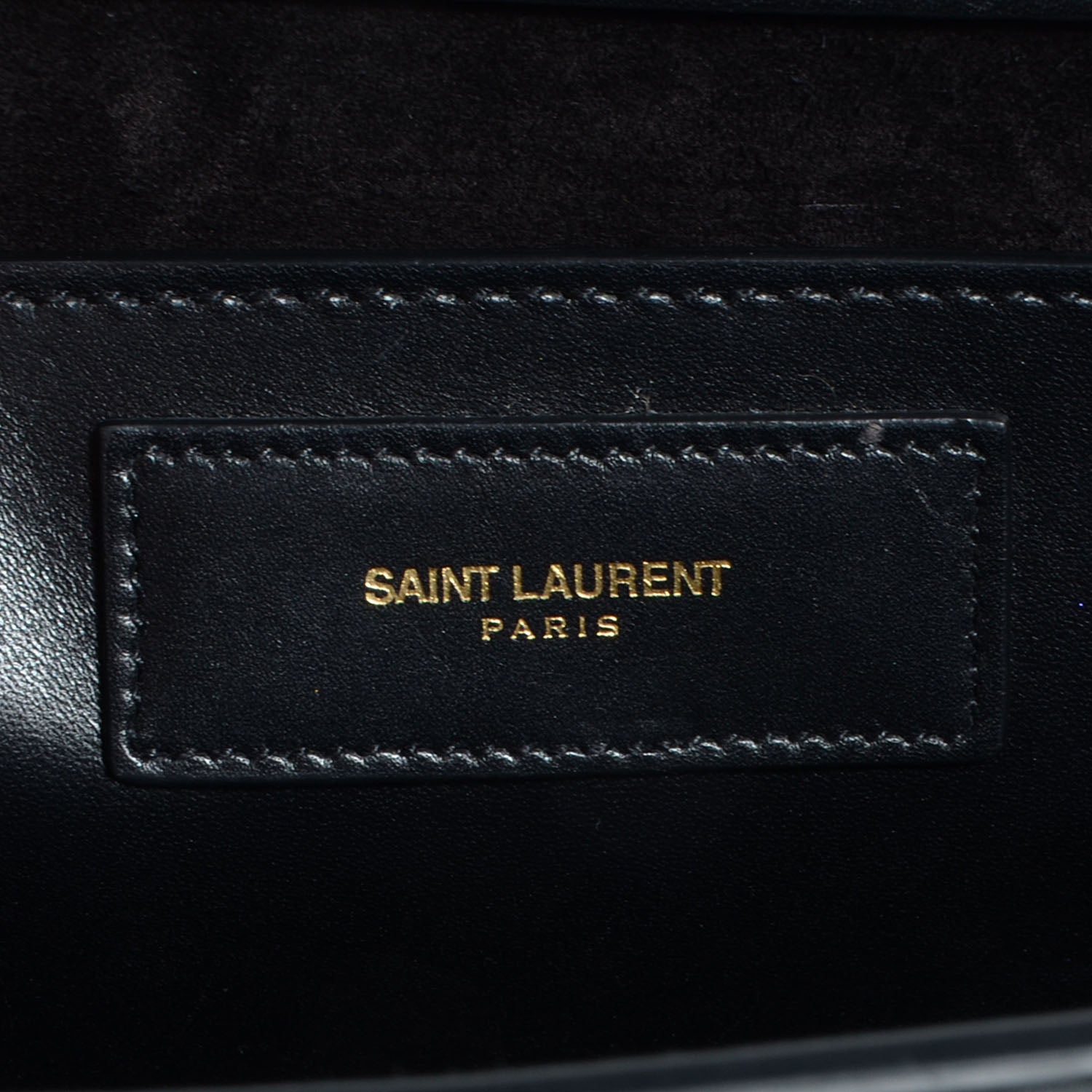 Saint Laurent Calfskin Plated Medium Betty Black 6 of 9
