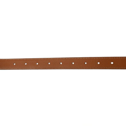 Hermes Swift Epsom 24mm Mini H Belt 95 38 Black Gold 5 of 7