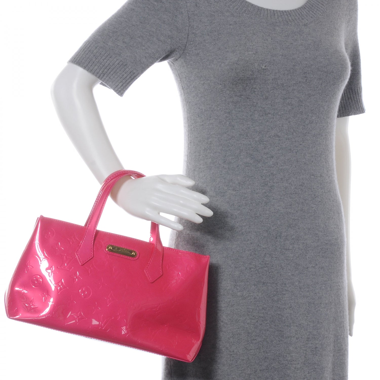 Louis Vuitton Vernis Wilshire PM Rose Pop 2 of 7