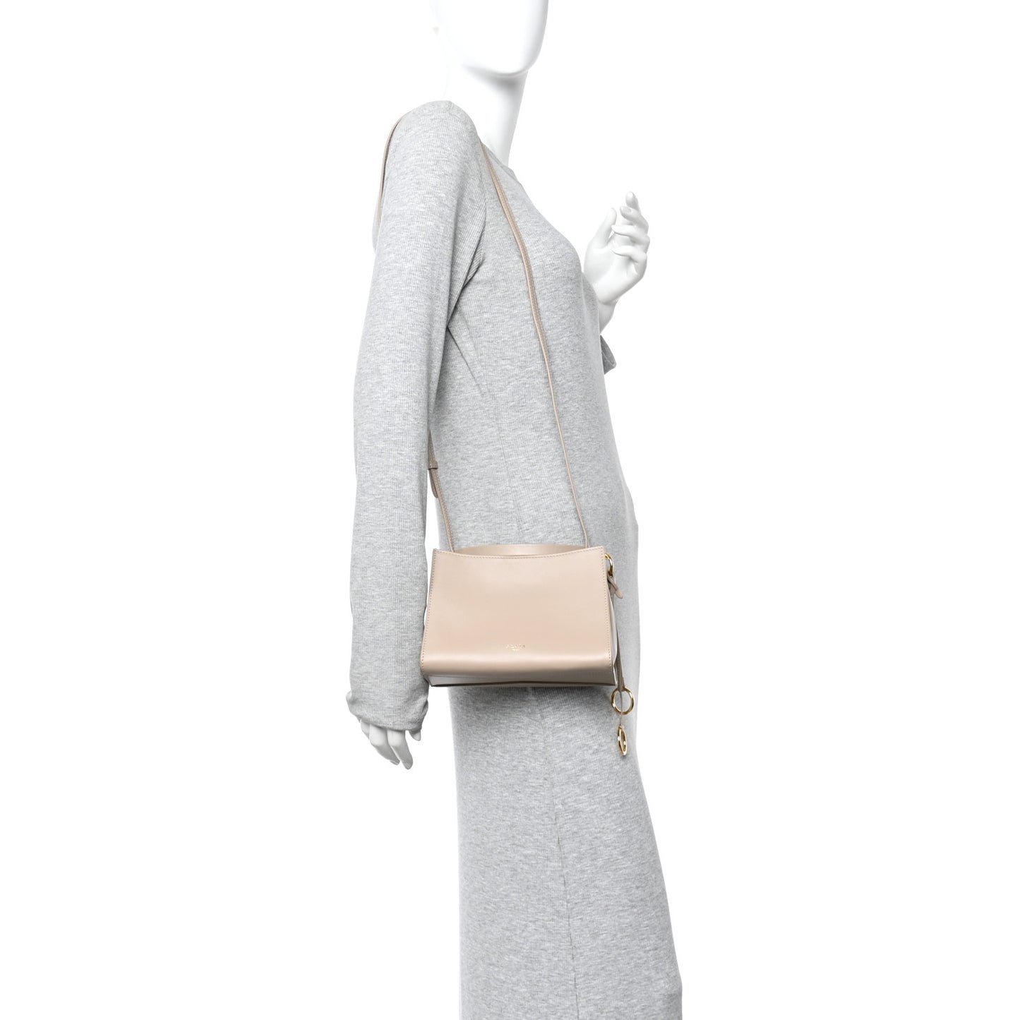 Calfskin Small Le Click Bag Grege