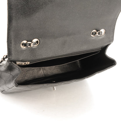 Chanel Caviar Quilted Jumbo Single Flap Black 5 of 7