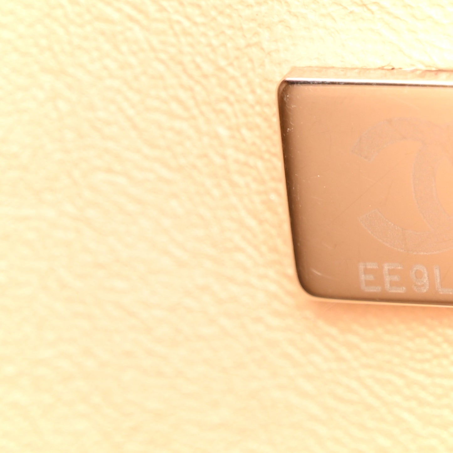 Caviar Quilted Small Double Flap Beige