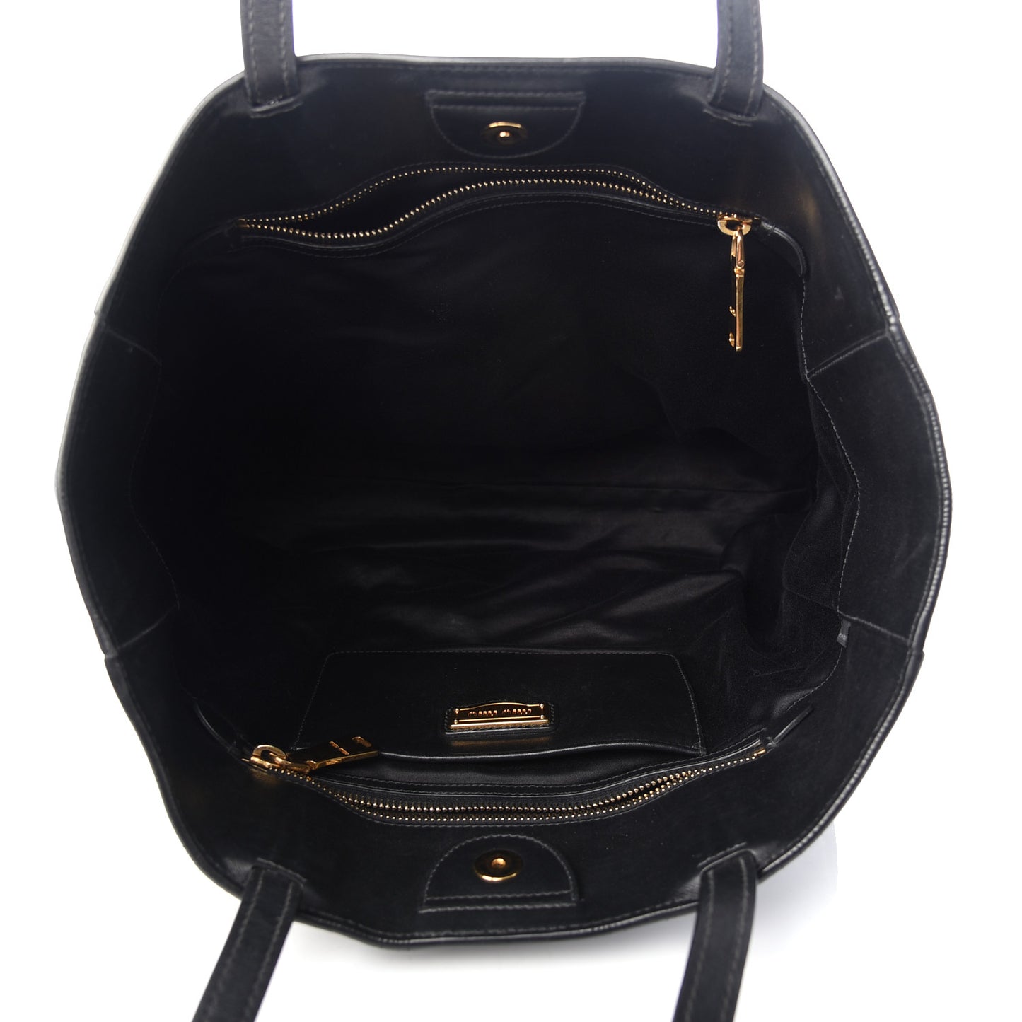 Vitello Soft Calf Tote Black
