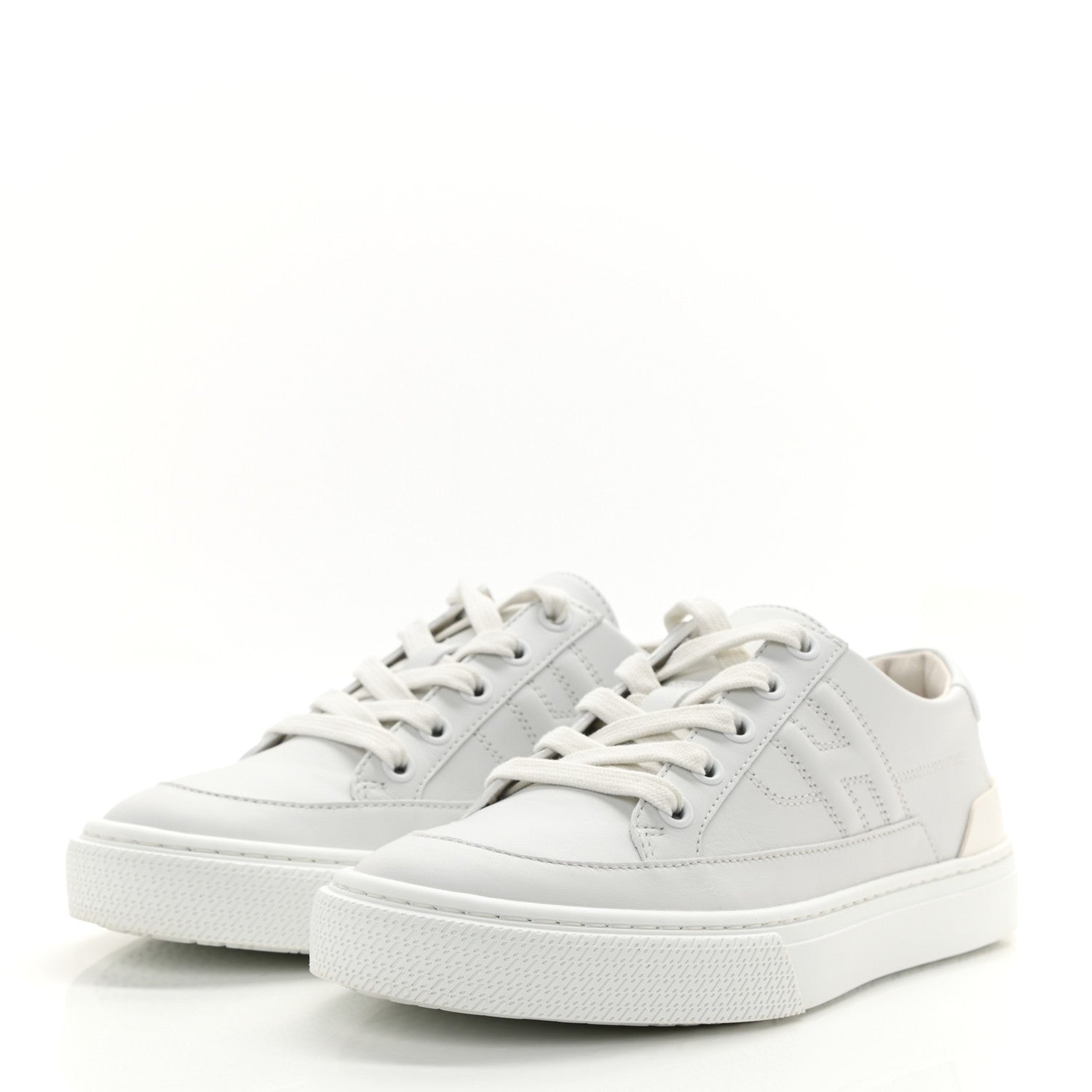 Hermes Calfskin Deep Sneakers 35 White 3 of 10