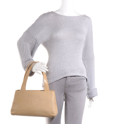 Chanel Caviar CC Shoulder Bag Beige 2 of 7