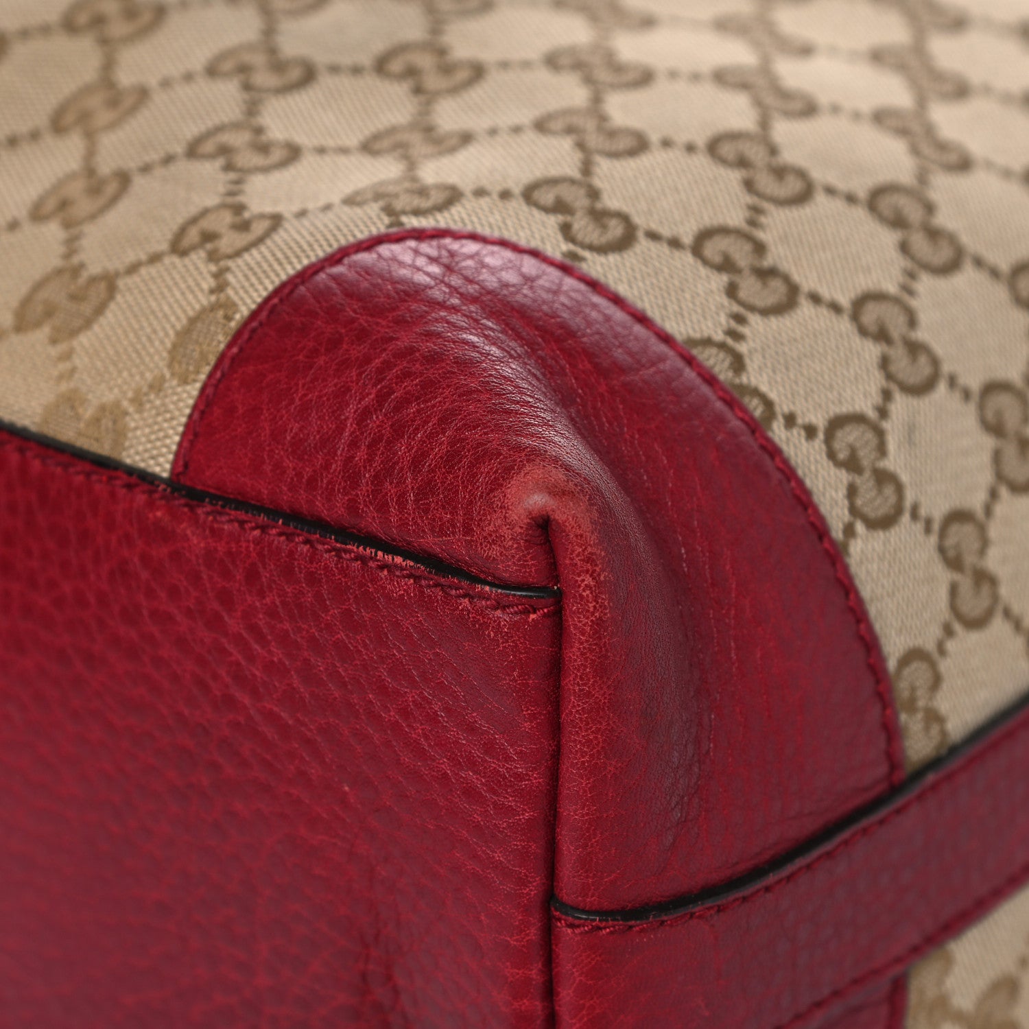 Gucci Monogram Small Miss GG Hobo Red 13 of 21