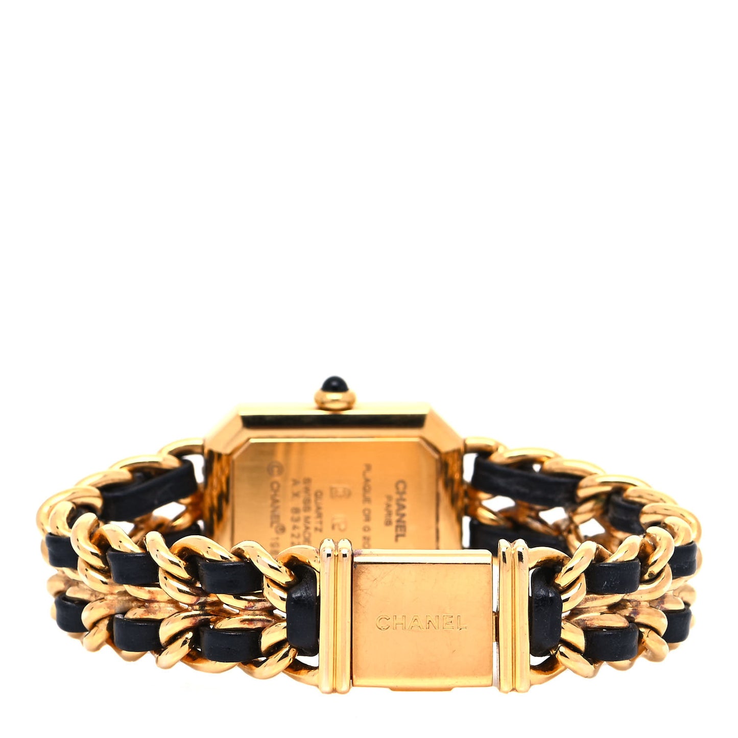 Stainless Steel Lambskin 20mm Chain Premiere Quartz Watch Gold M