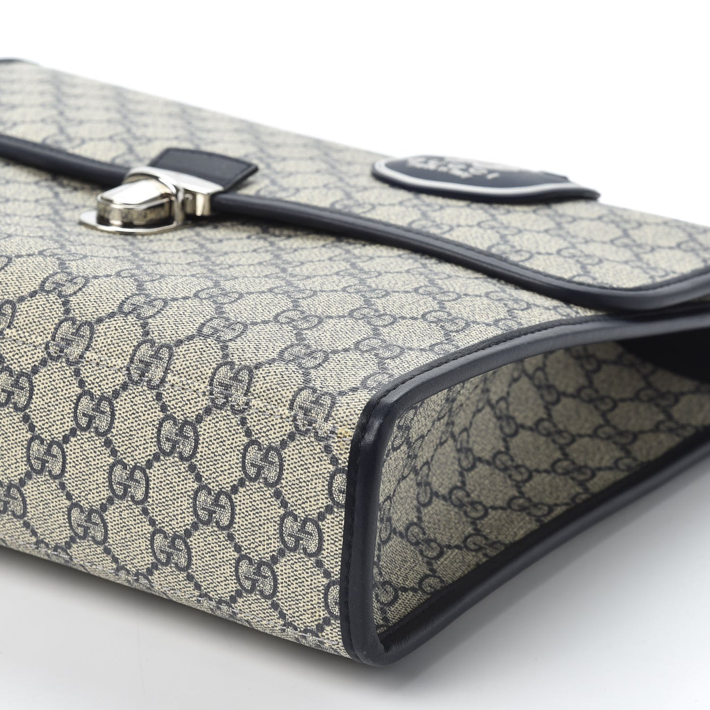 GG Supreme Monogram Children's School Backpack Navy