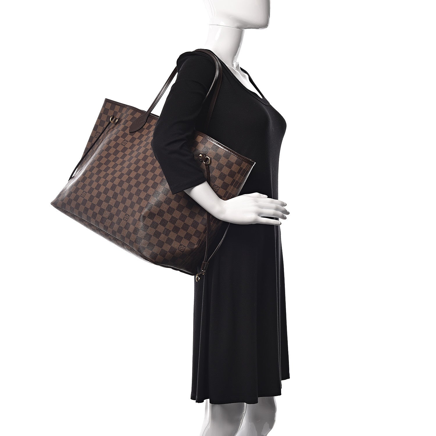 Louis Vuitton Damier Ebene Neverfull GM 2 of 13