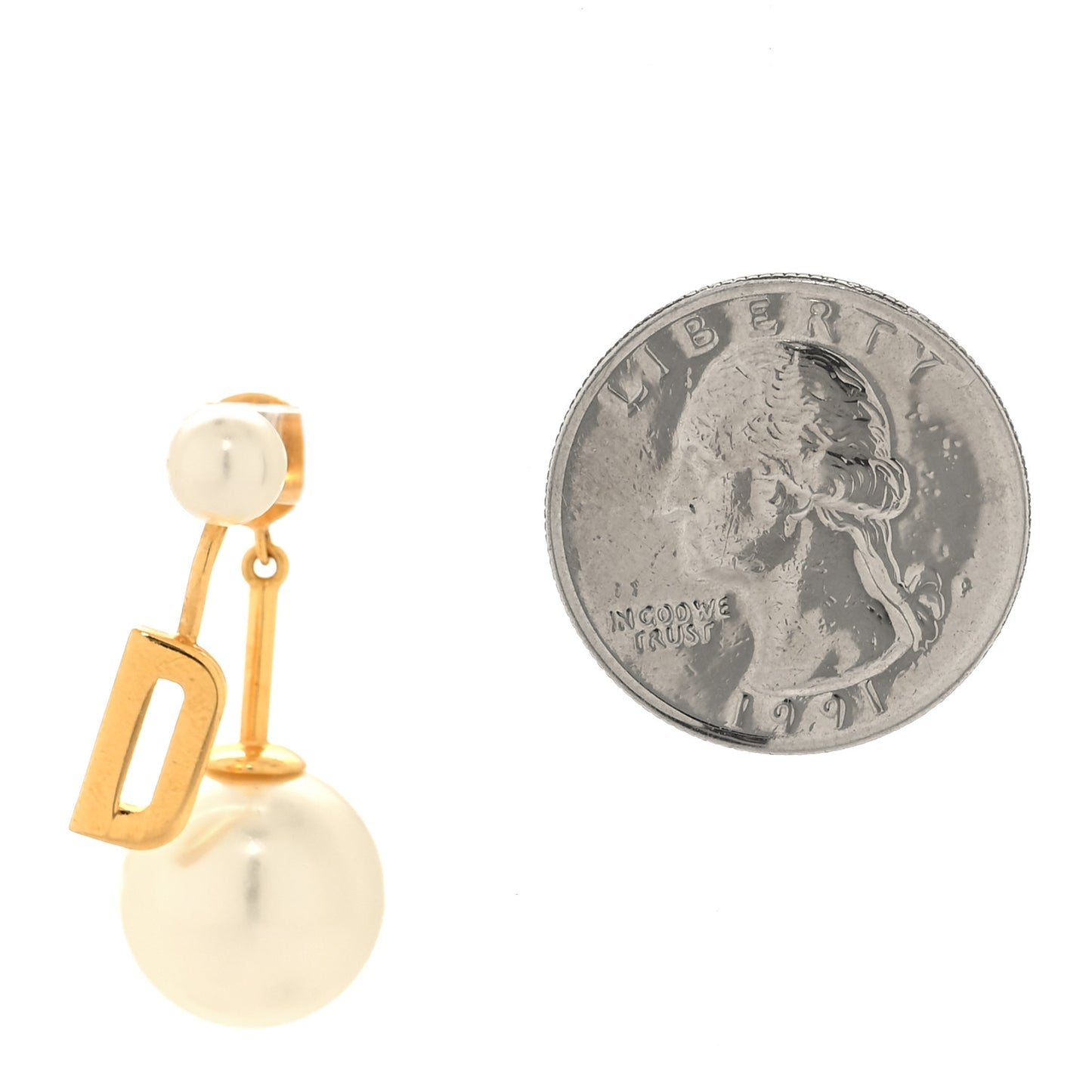 Pearl My ABCDior D Tribale Earring Gold
