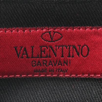 Valentino Garavani Lambskin Beaded Embroidery Medium Girello Flap Black 6 of 10