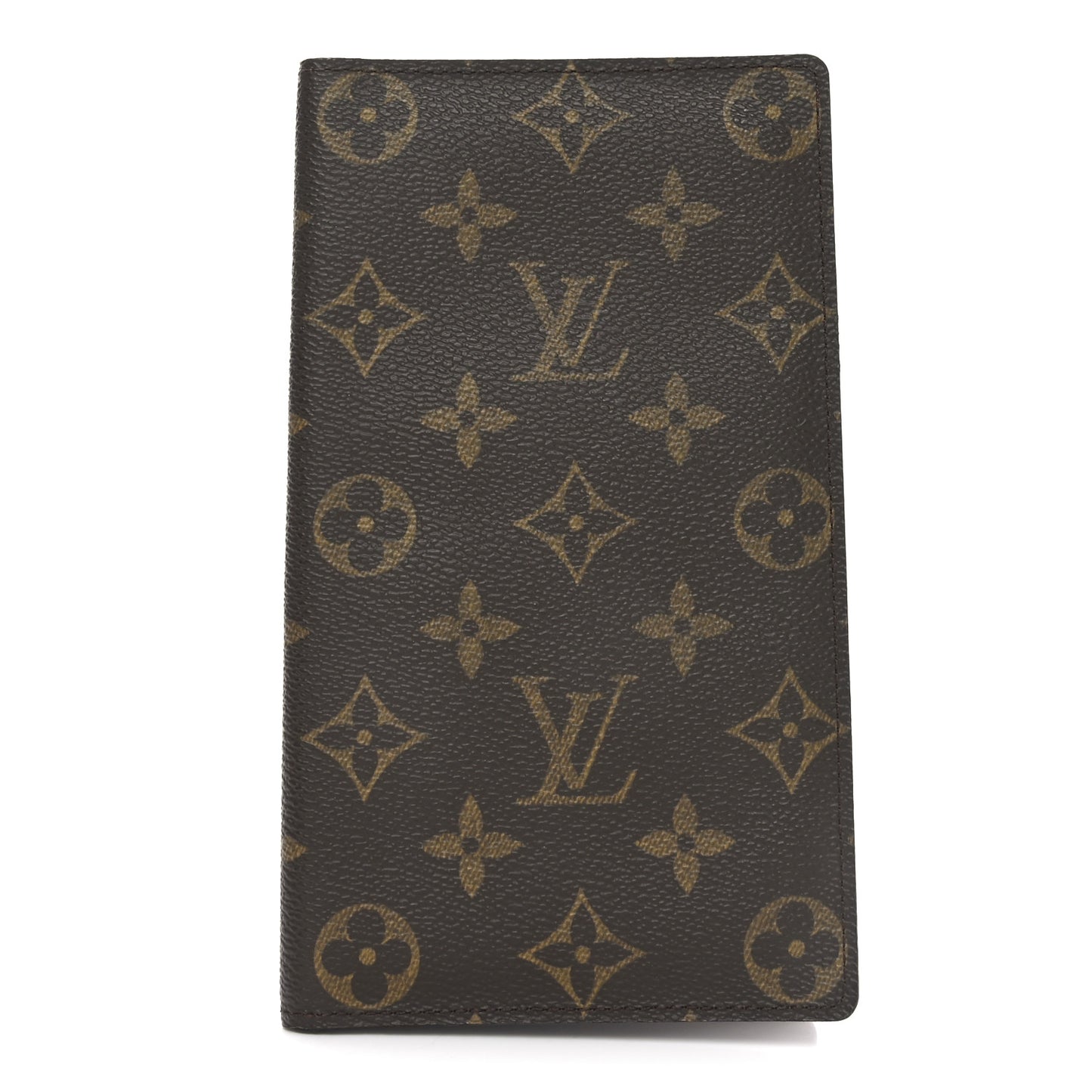 Monogram Porte Chequier Cartes Credit European Checkbook Wallet