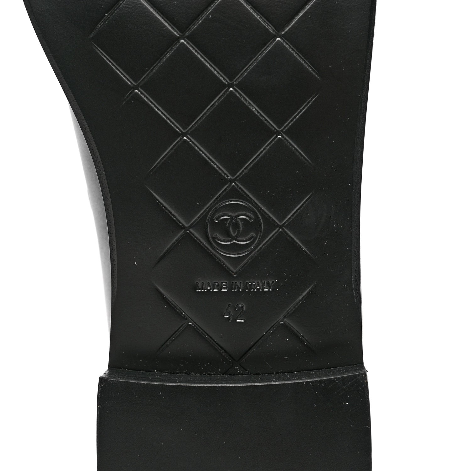 Chanel Lambskin Quilted CC Turnlock Loafers 42 Black 6 of 10