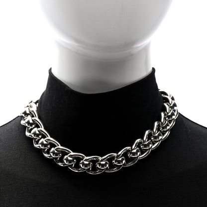 Bottega Veneta Sterling Silver Link Necklace 2 of 4