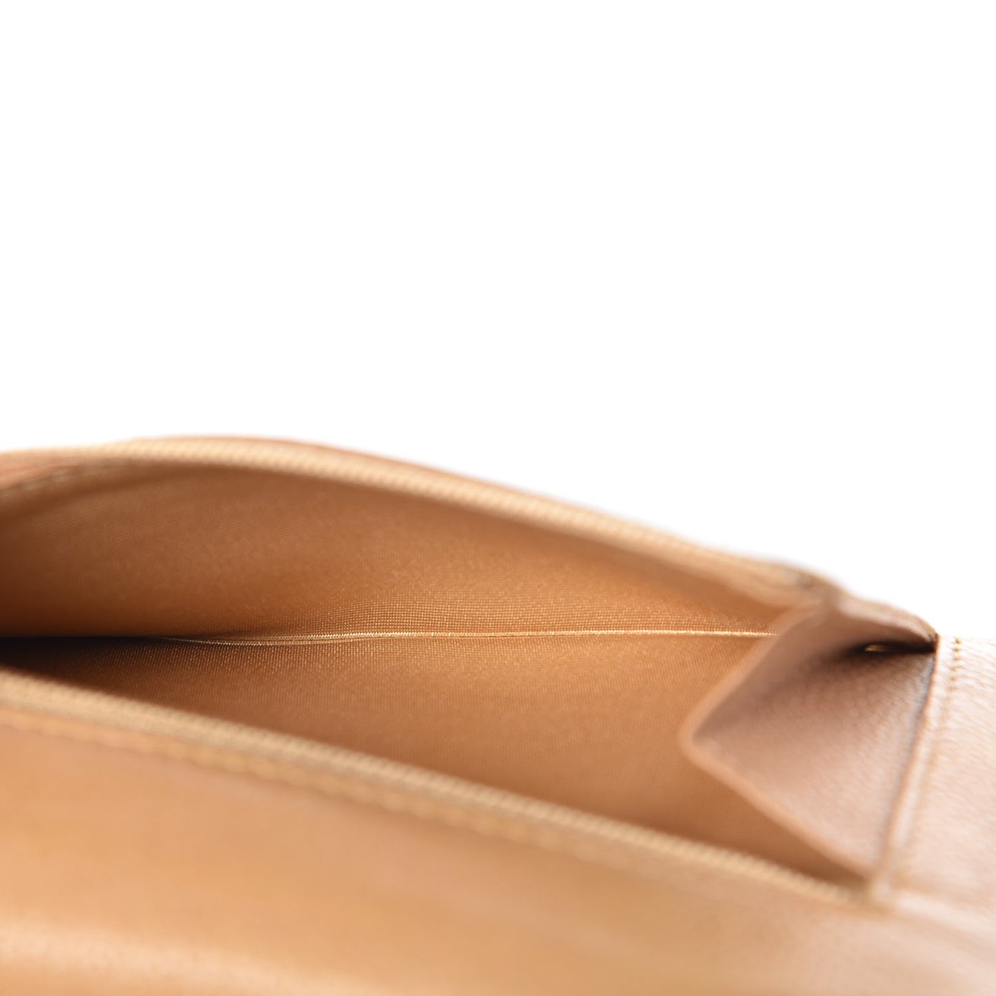 Caviar Timeless CC Flap Wallet Beige