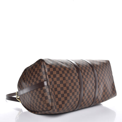 Louis Vuitton Damier Ebene Keepall Bandouliere 55 4 of 7