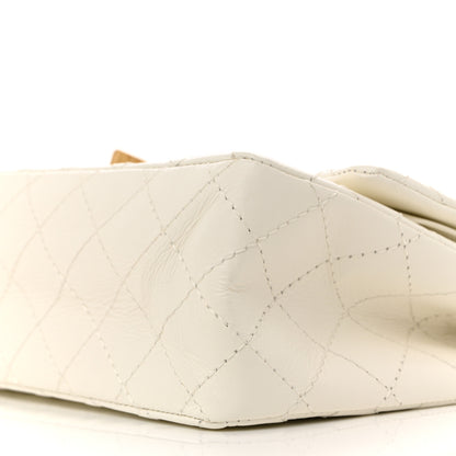 Chanel Aged Calfskin Quilted 2.55 Reissue 225 Flap White 10 of 11