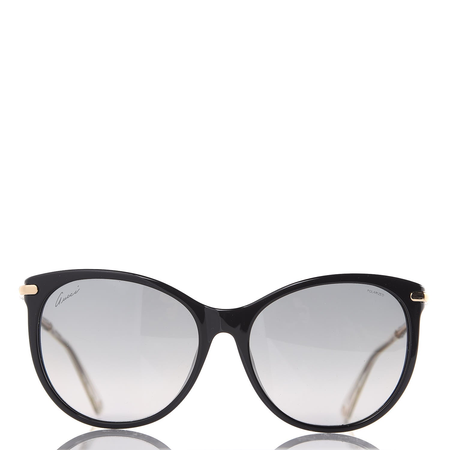 Gucci Crystal Bamboo Cat Eye GG 3777/N/F/S Sunglasses Gold 3 of 9