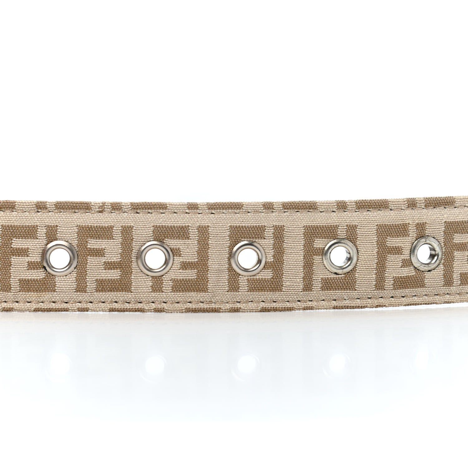 Fendi Zucchino Cuoio Belt 75 30 Beige Tortora Pietra 6 of 6