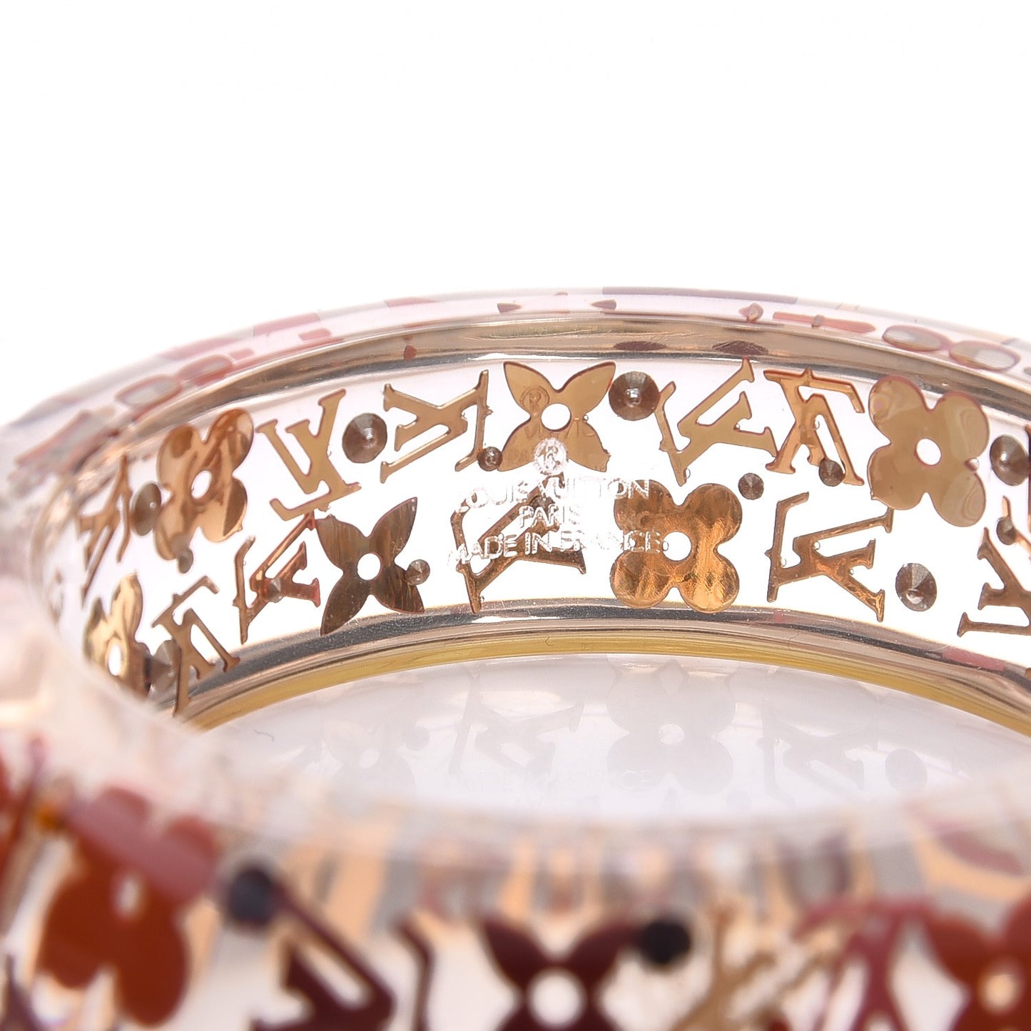 Resin Swarovski Small Inclusion GM Bracelet Tangerine