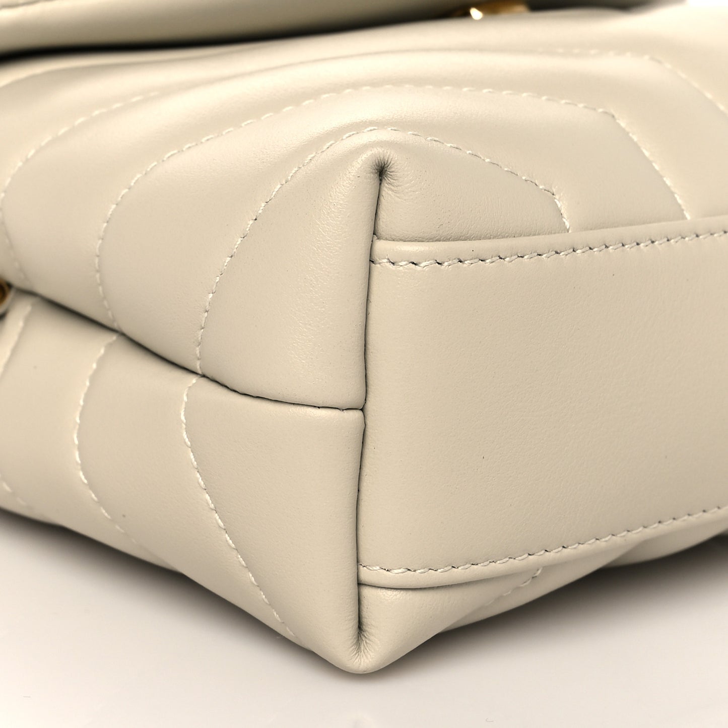 Calfskin Y Quilted Monogram Toy Loulou Crossbody Bag Crema Soft