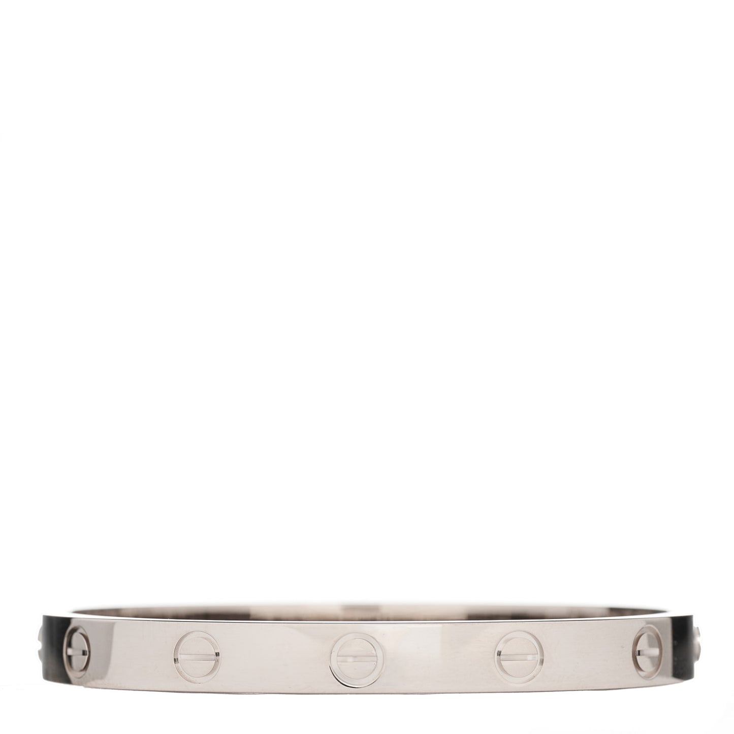 18K White Gold LOVE Bracelet 16
