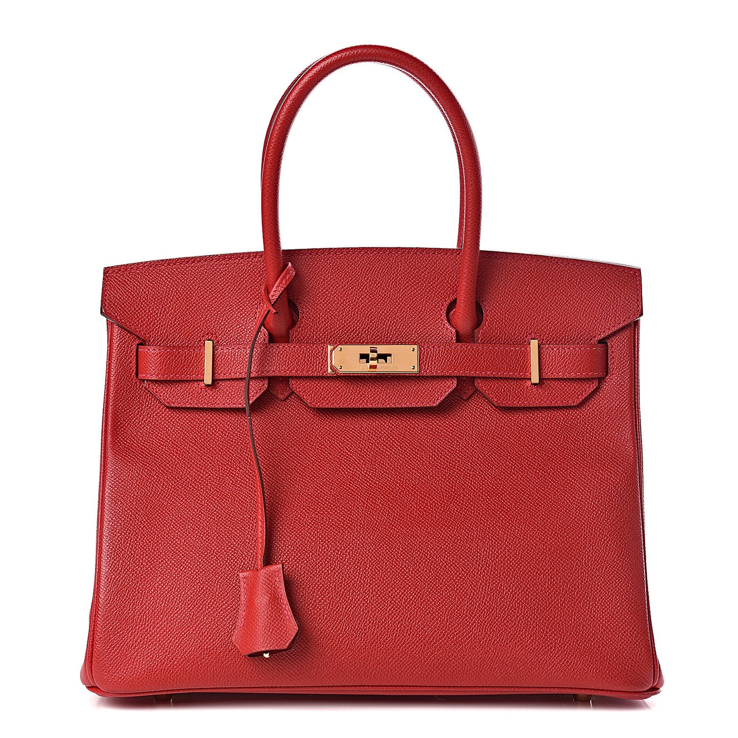 Epsom Birkin 30 Rouge Casaque