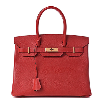 Hermes Epsom Birkin 30 Rouge Casaque 1 of 38