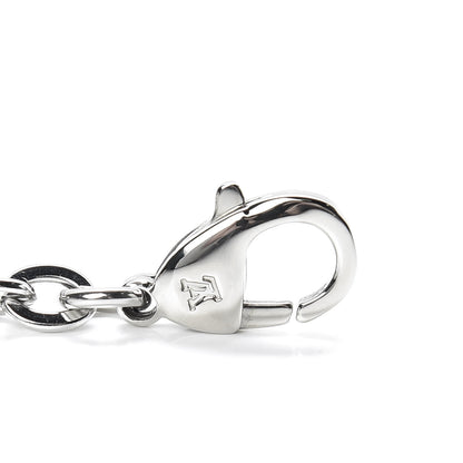 Louis Vuitton Felicie Chain Long Shoulder Strap Silver 4 of 4