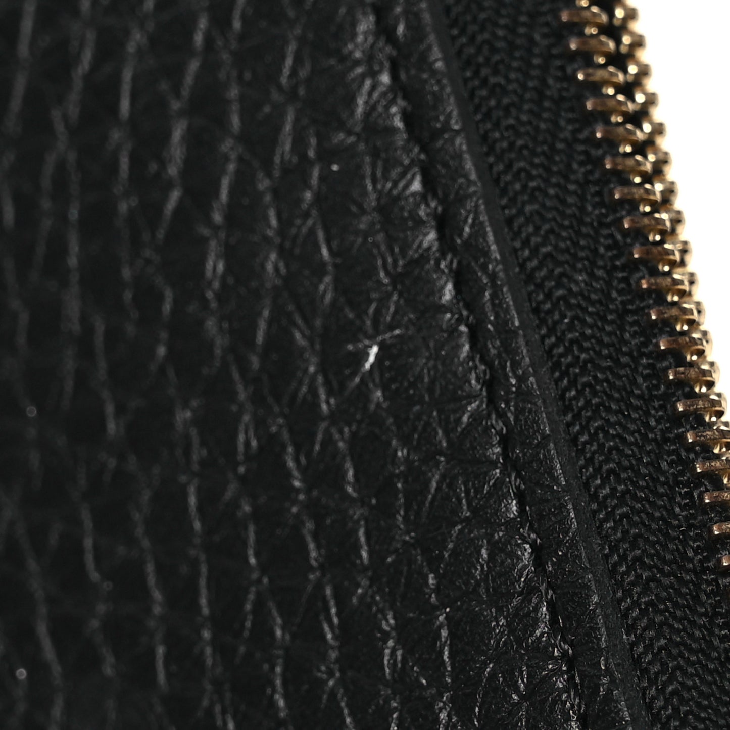Taurillon Capucines Studded Compact Wallet Black