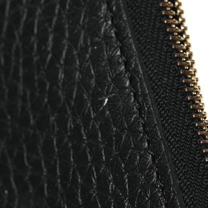 Louis Vuitton Taurillon Capucines Studded Compact Wallet Black 9 of 11