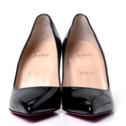 Christian Louboutin Patent Calfskin Pigalle 85 Pumps 37 Black 2 of 6