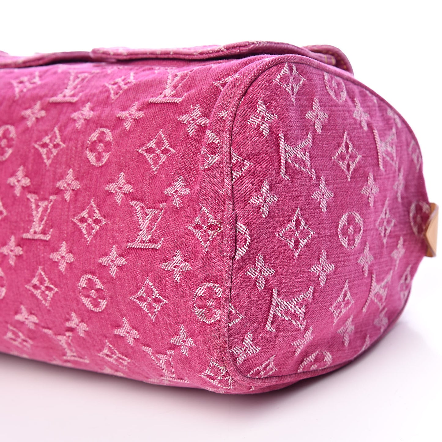 Monogram Denim Neo Speedy Fuchsia