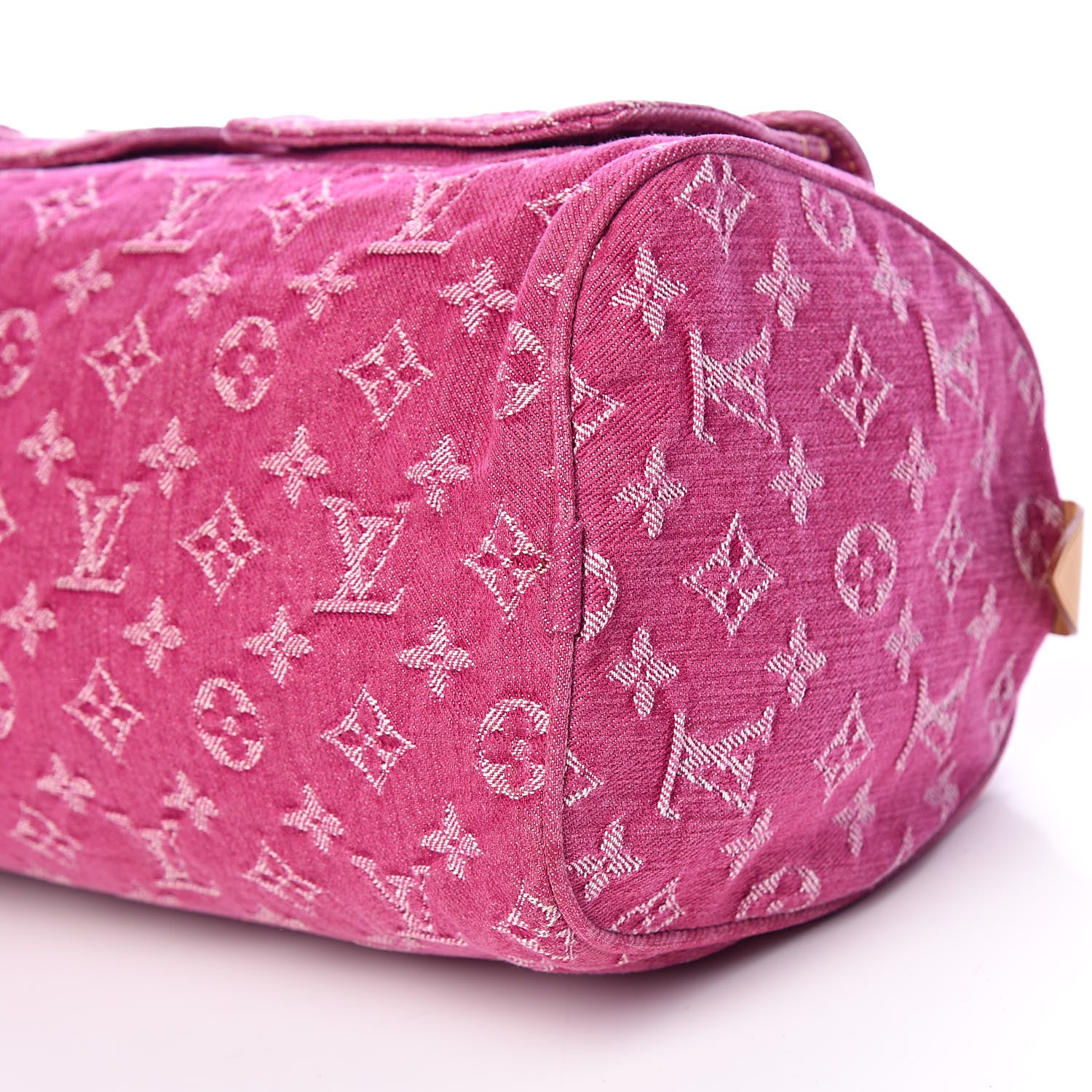 Louis Vuitton Monogram Denim Neo Speedy Fuchsia 9 of 10