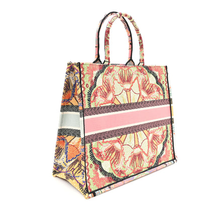 Christian Dior Canvas Embroidered Large In Lights Book Tote Multicolor 3 of 11