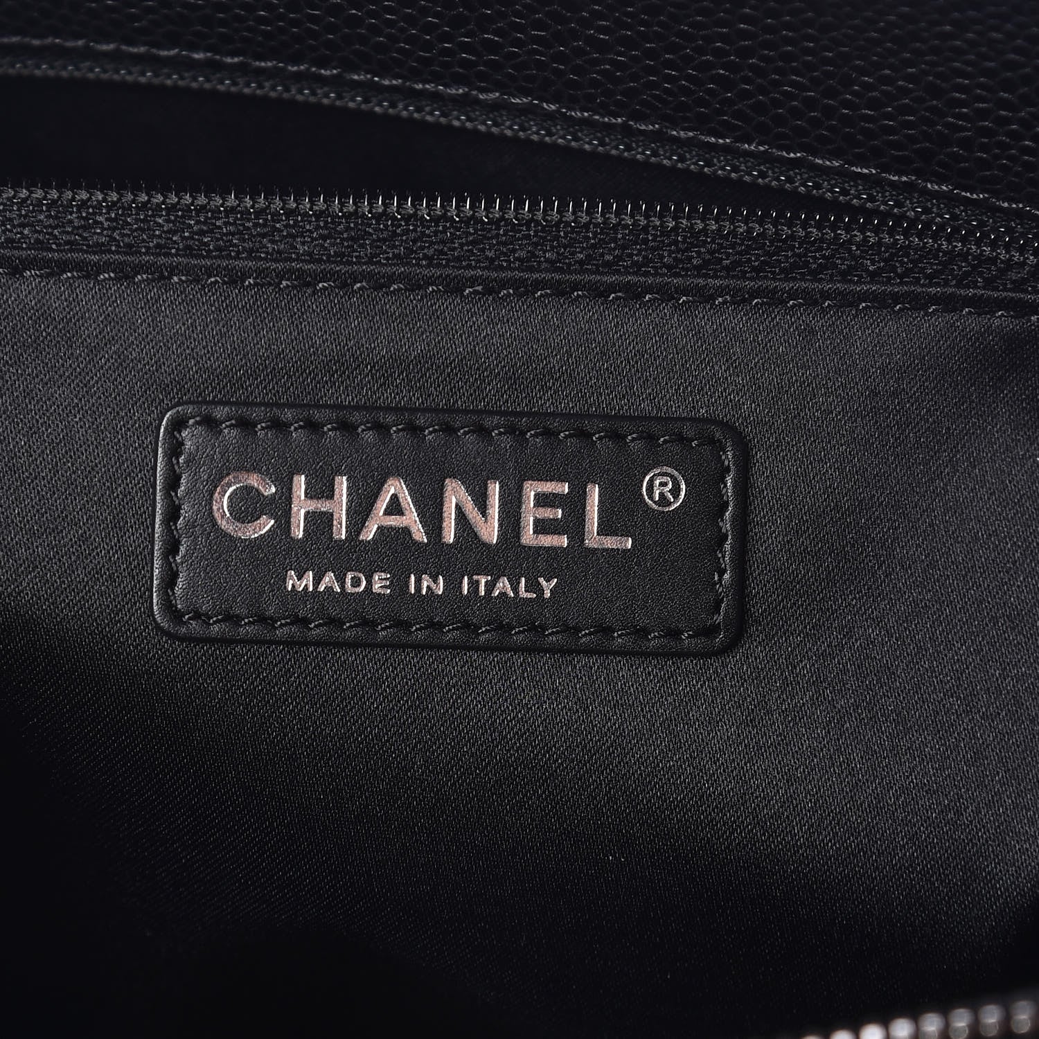 Chanel Caviar Quilted Grand Shopping Tote GST Black 7 of 11