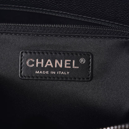 Chanel Caviar Quilted Grand Shopping Tote GST Black 7 of 11