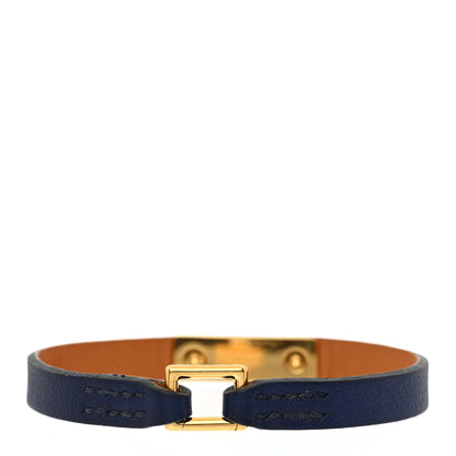 Hermes Chamonix Micro Rivale Bracelet M Bleu Saphir 3 of 6