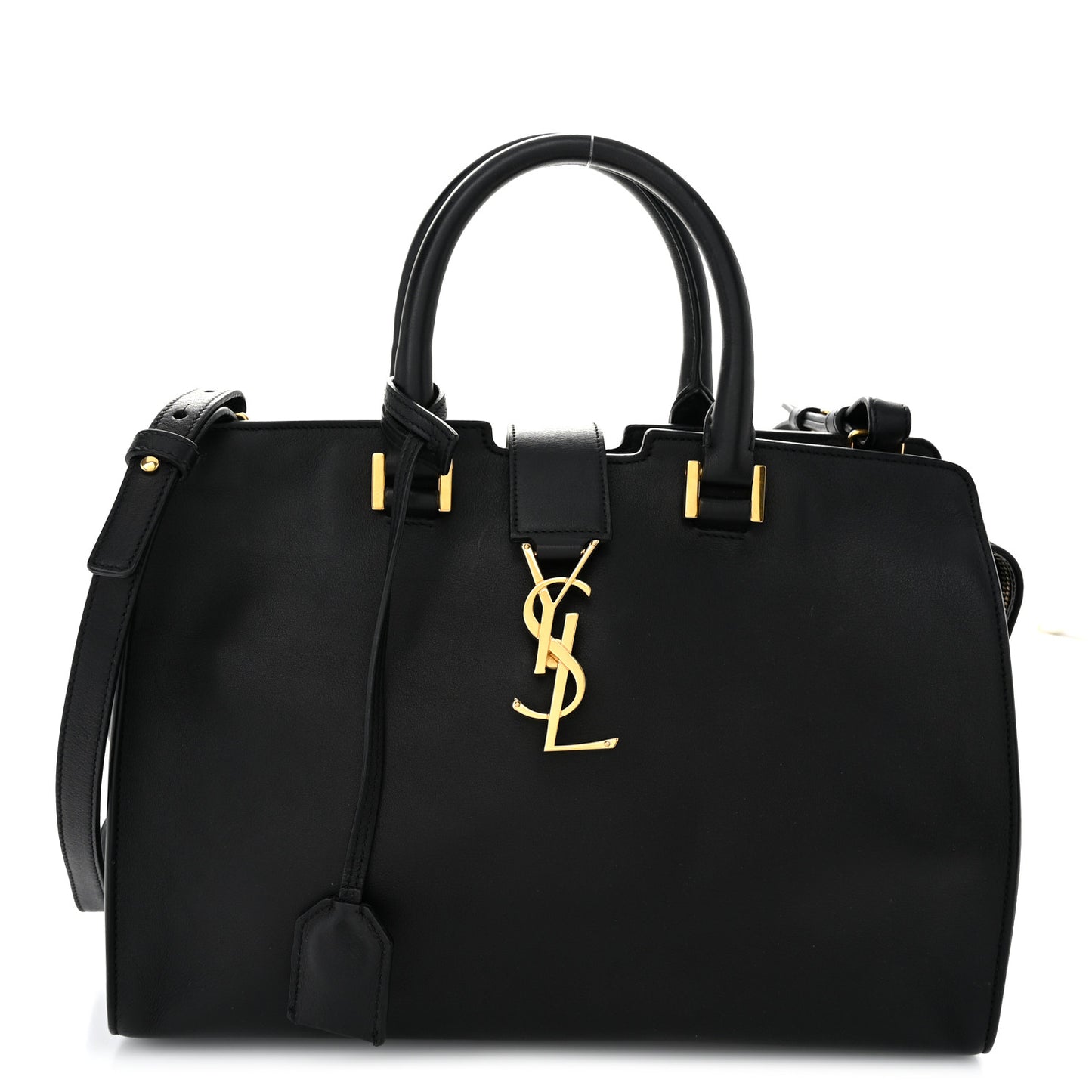 Smooth Calfskin Small Monogram Cabas Black