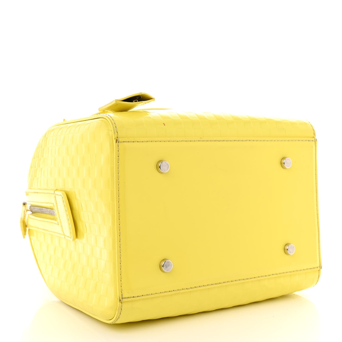 Damier Facette Speedy Cube PM Yellow