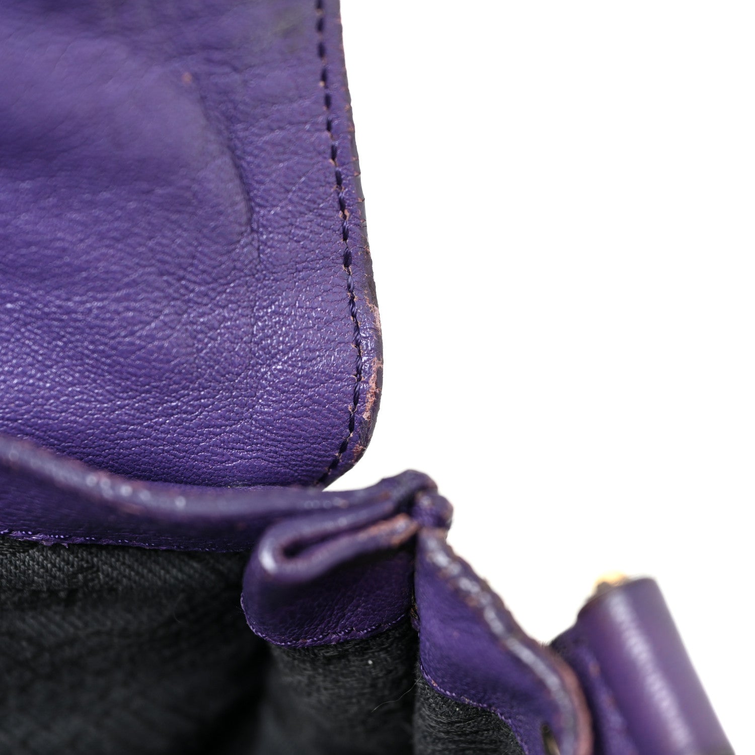 Proenza Schouler Lambskin Medium PS1 Satchel Purple Rain 14 of 30