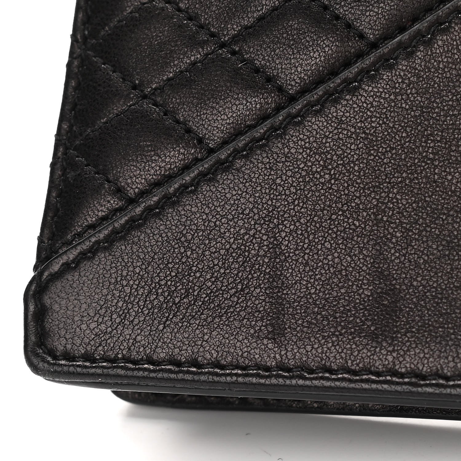 Saint Laurent Lambskin Quilted Monogram Gaby Chain Bag Black 10 of 12