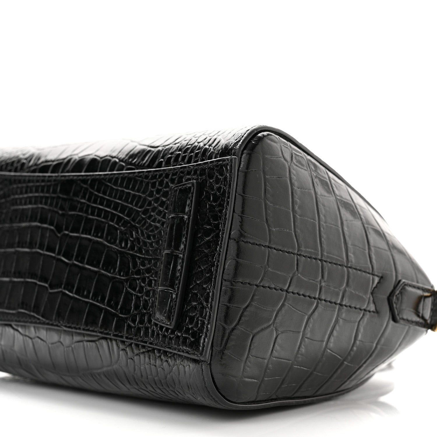 Givenchy Calfskin Crocodile Embossed Mini Antigona Black 9 of 9