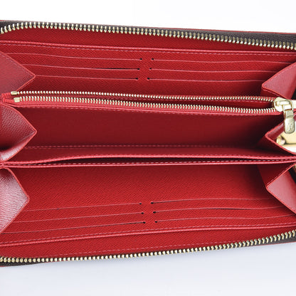 Louis Vuitton Damier Ebene Studded Zippy Wallet Cherry 5 of 7