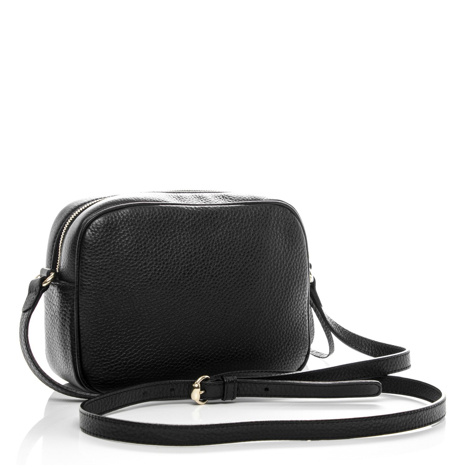 Gucci Pebbled Calfskin Small Soho Disco Bag Black 9 of 13