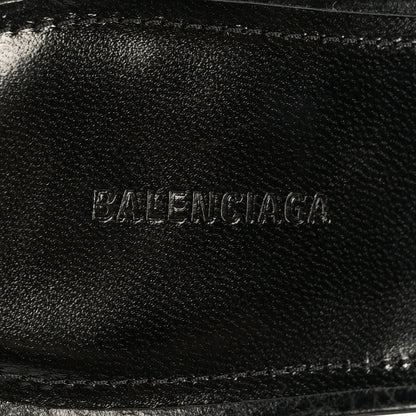 Balenciaga Agneau Arena Cagole 50mm Slide Sandals 38 Black 7 of 9