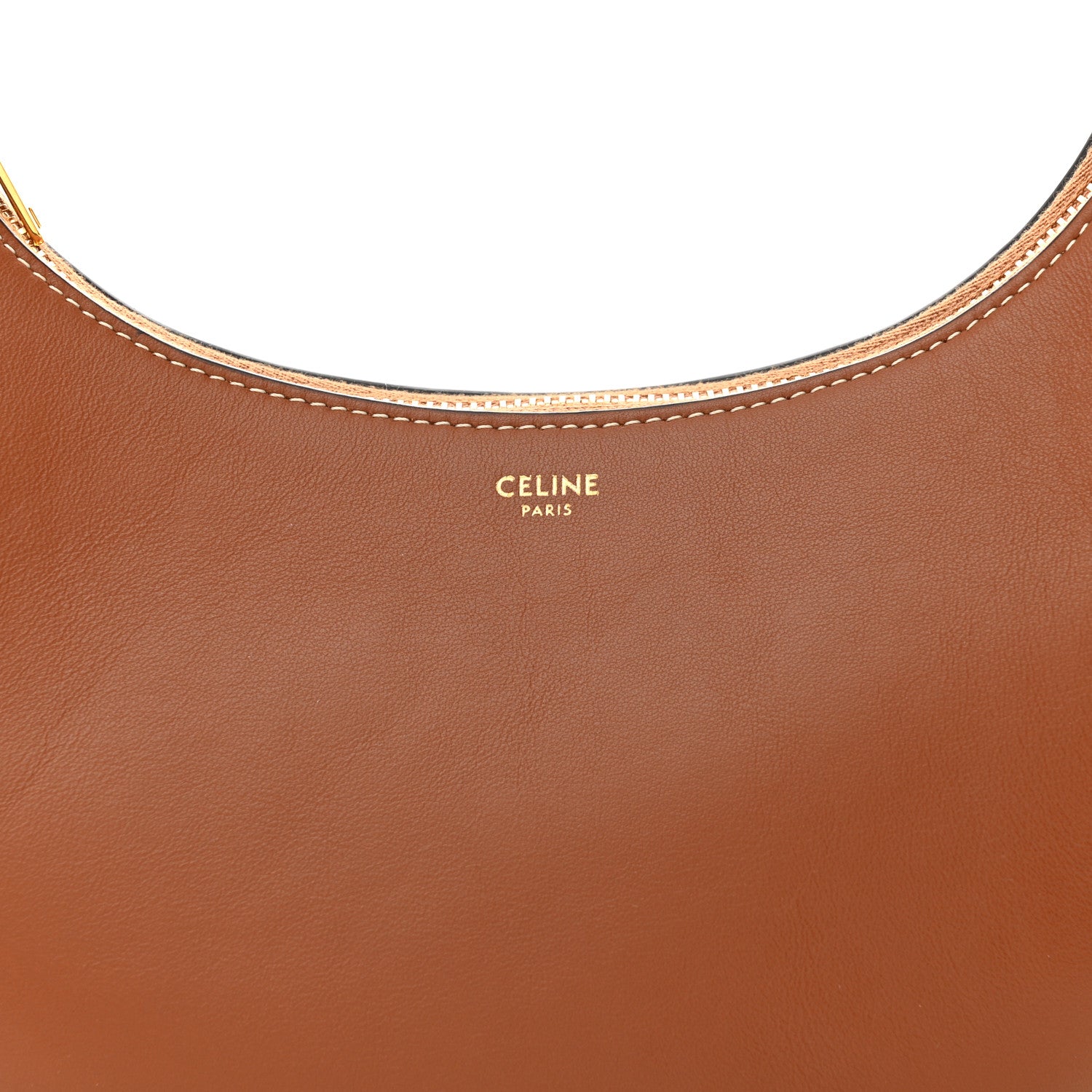Celine Smooth Calfskin Medium Strap Ava Shoulder Bag Tan 8 of 10