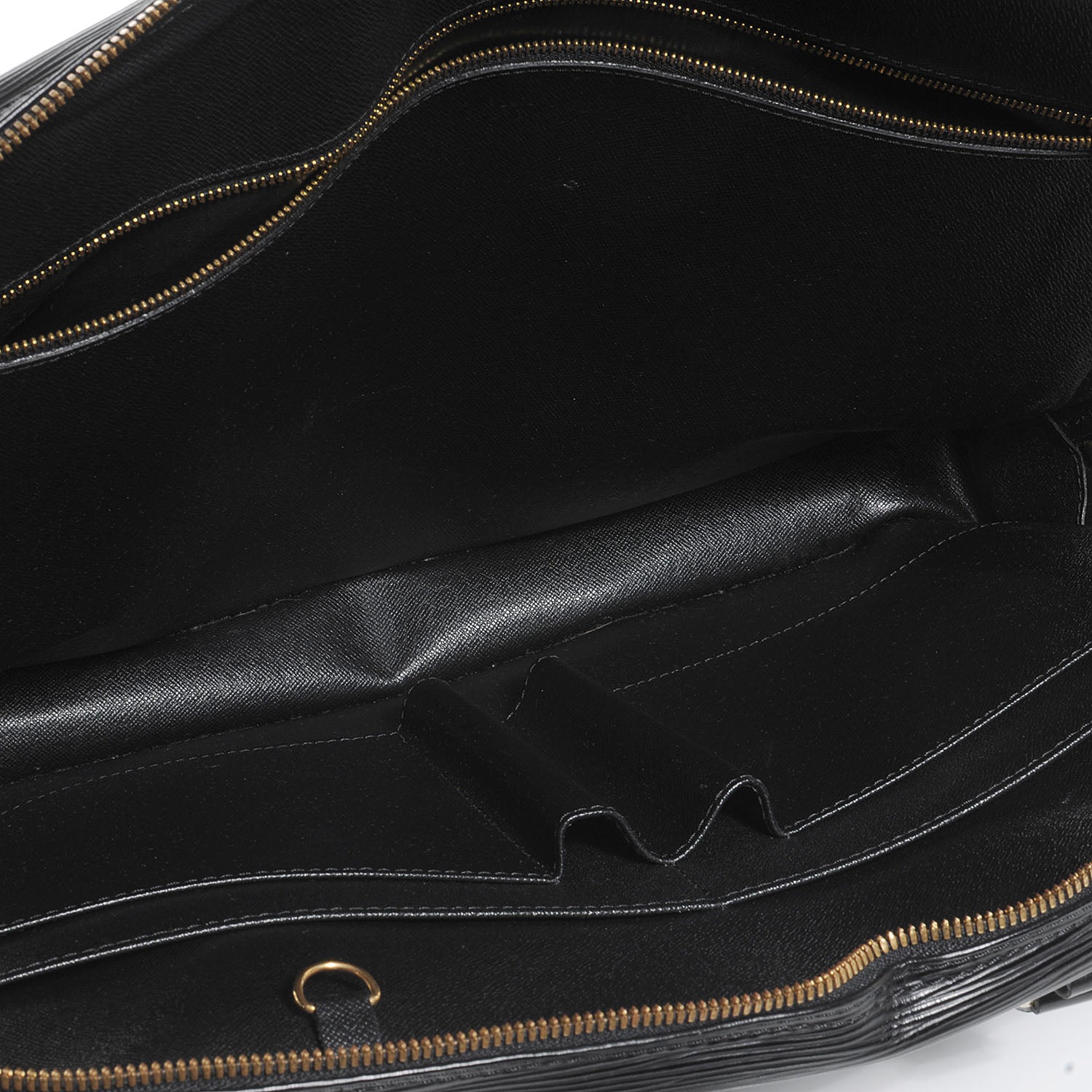 Louis Vuitton Epi Porte-Documents Voyage Briefcase Black 6 of 8